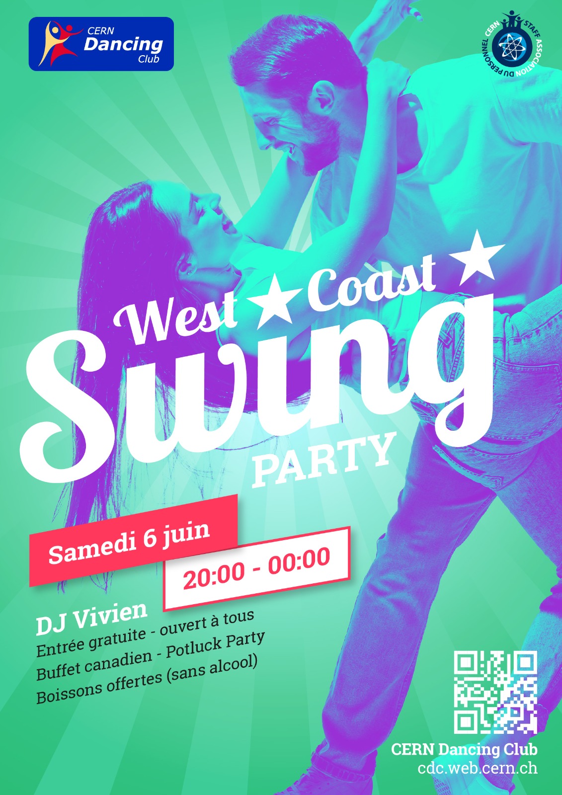 West Coast Swing Party poster