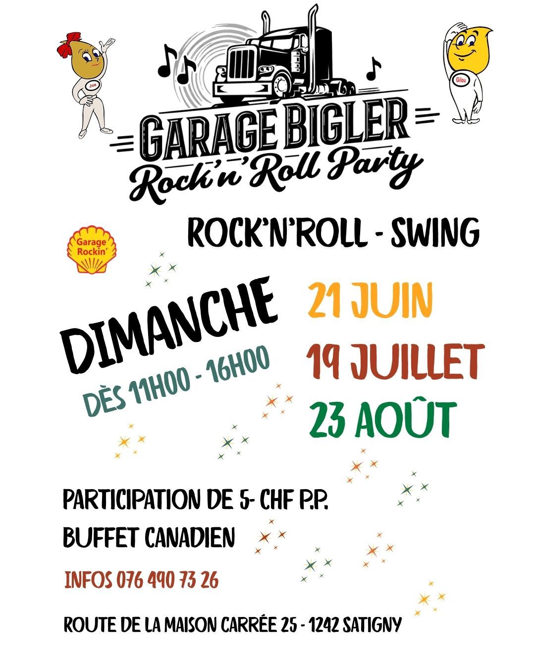 Garage Bigler Rock'n Roll Party — 21 juin poster