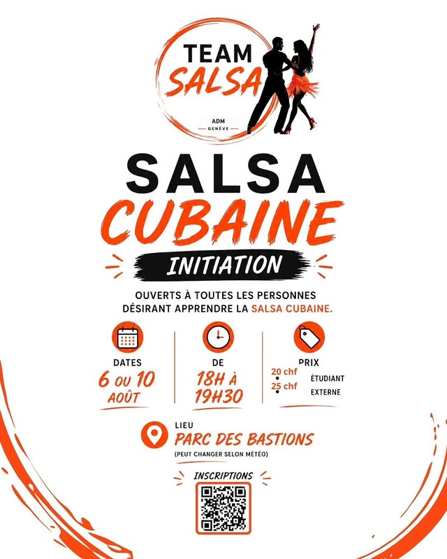 Salsa cubaine — initiation poster